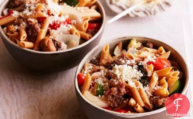 Sausage and Roasted Vegetable Penne