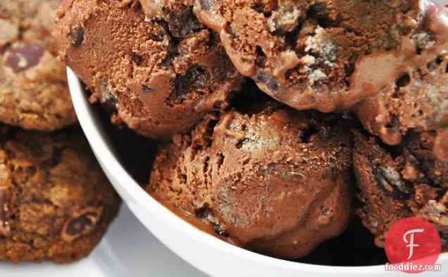 Homemade Chocolate Cookie Dough Ice Cream – Vegan and Gluten Free