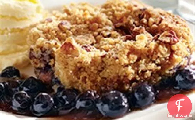 ब्लूबेरी Streusel मोची