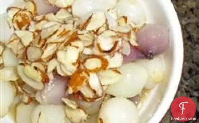 Almond Glazed Onions