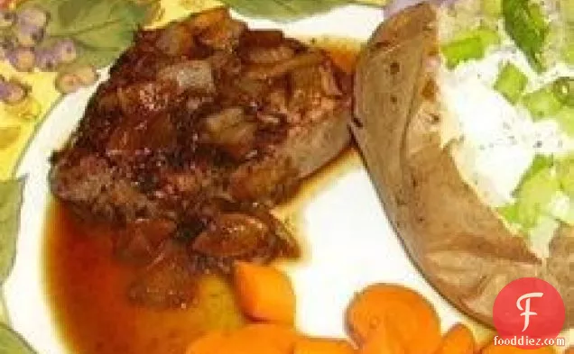 Steak with Marsala Sauce
