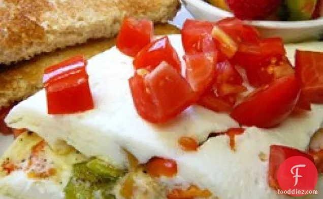 आसान अंडा सफेद आमलेट