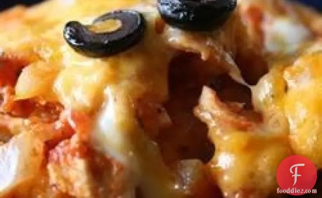 चिकन Tortilla Lasagna