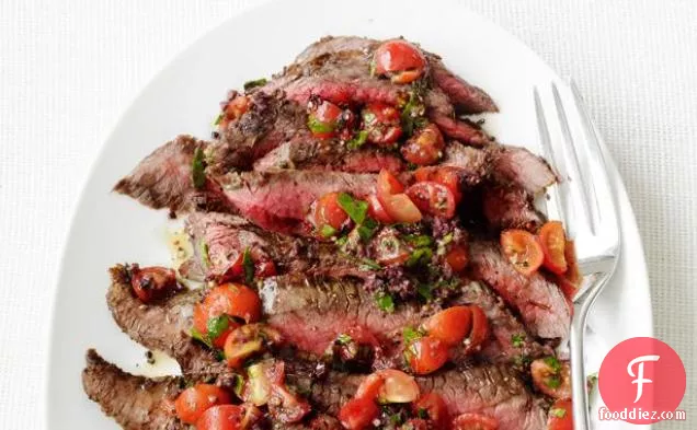 Grilled Steak With Tapenade