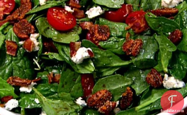 Gina's Spinach Salad with Spiced Pecans