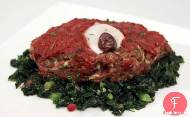 Turk-Eye Meatloaves with Bloody Sauce