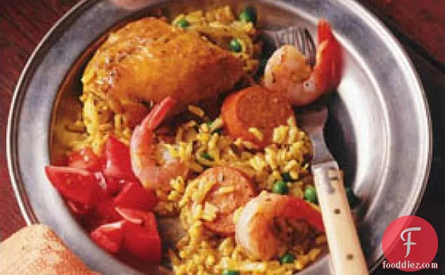 Country-style Chicken & Sausage Paella
