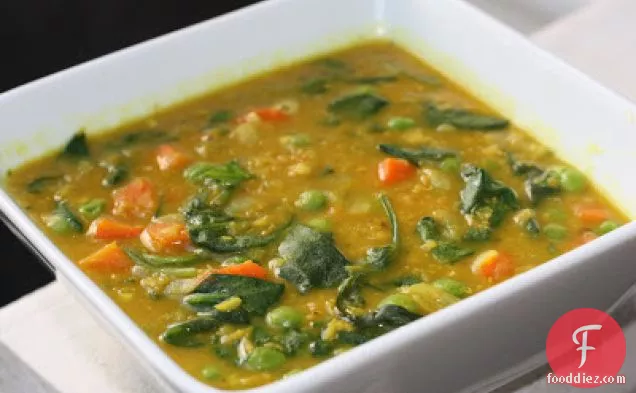 Curried Red-lentil Stew With Vegetables