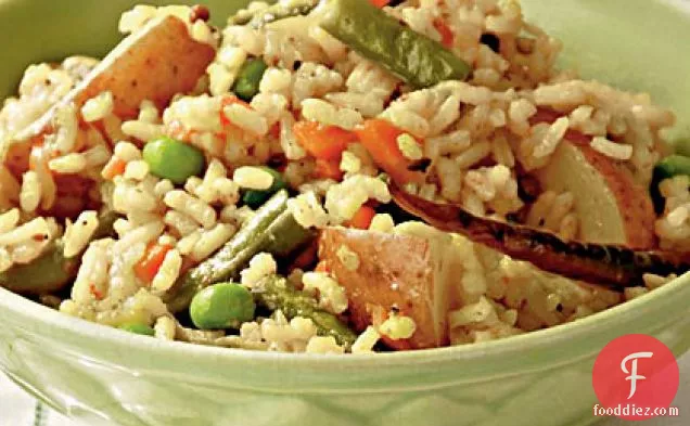 Mixed Vegetable and Rice Pilaf