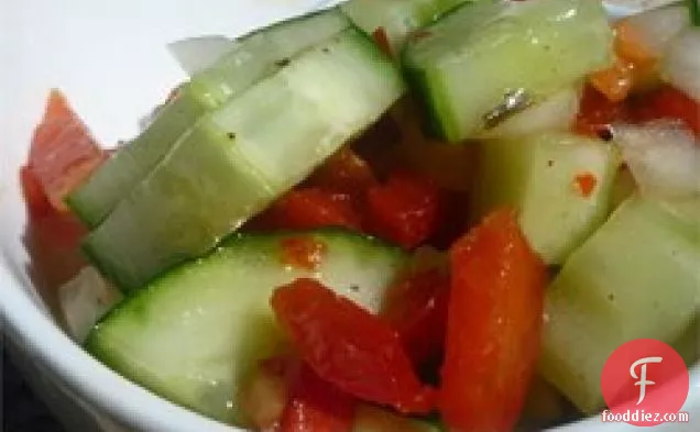 Italian Onion Cucumber Salad