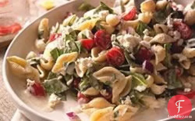 Creamy Mediterranean Pasta Salad