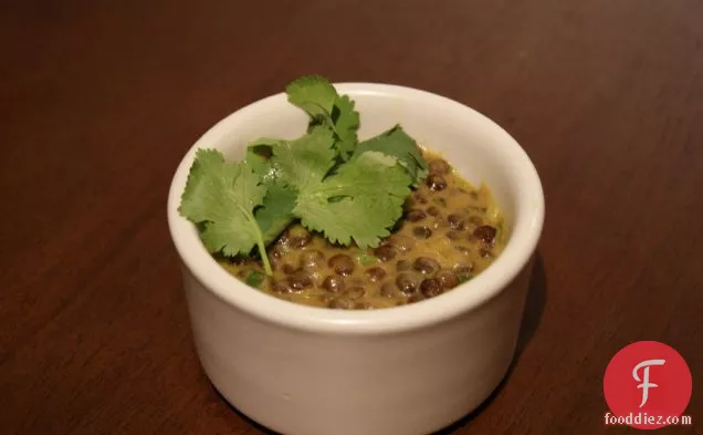 Lentils With Curried Tarka