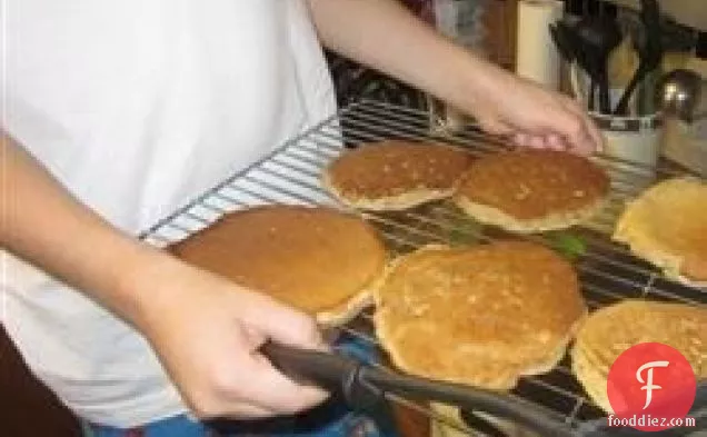 Light Wheat Flax Oat Pancakes