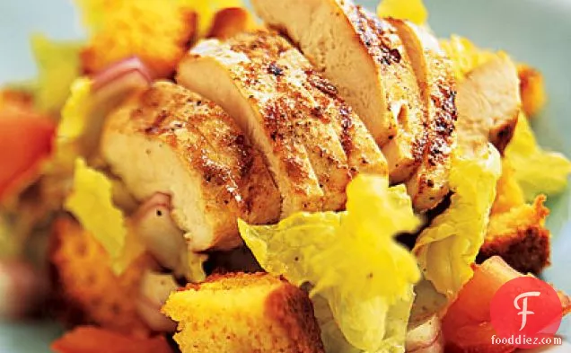 Chicken-and-Cornbread Salad with Lime
