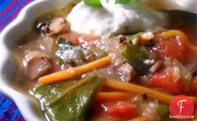 मसालेदार और मलाईदार सब्जी का सूप