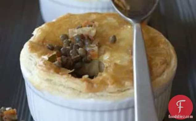 Lentils In Puffed Pastry