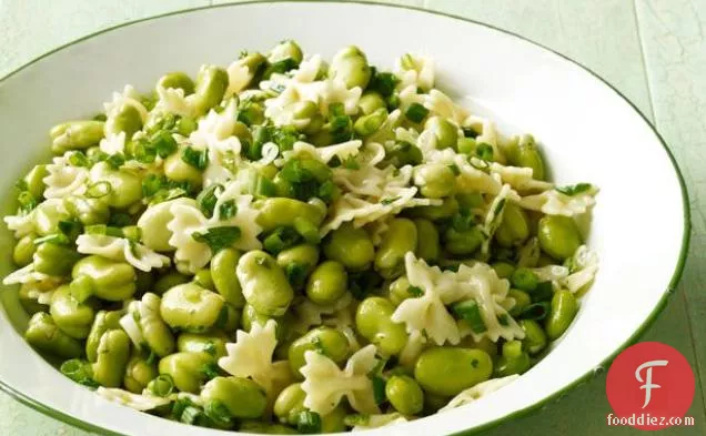 Herbed Fava Beans With Pasta