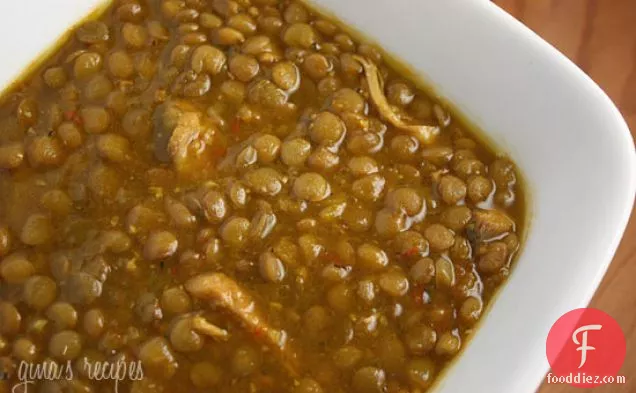 Lentil And Chicken Soup
