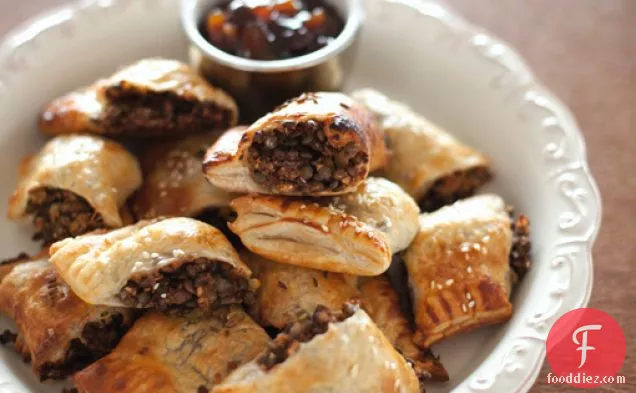 (not)sausage Rolls – French Lentil Pastry Rolls W/ Preserved Le