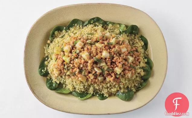 Curried Red Lentil, Kohlrabi, And Couscous Salad
