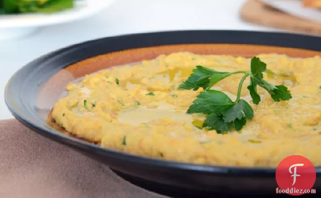 Roasted Carrot Red Lentil Dip