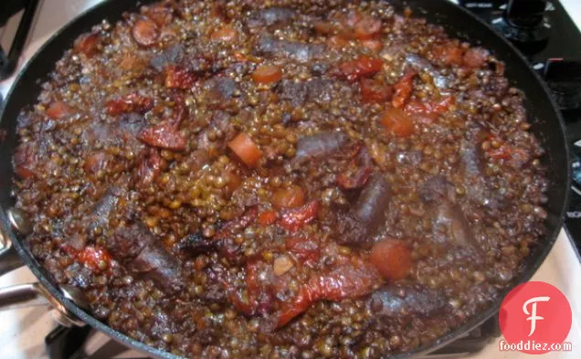 Merguez Sausage With French Lentils