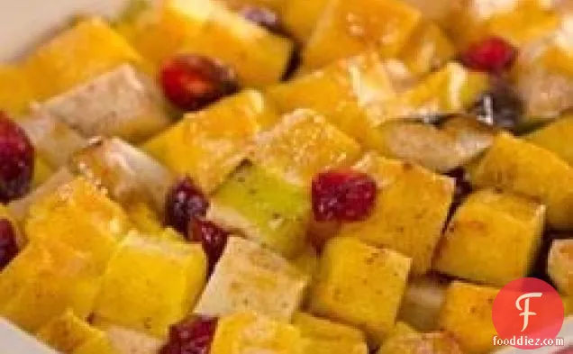 Becel® Holiday Butternut Squash with Apple and Cranberries