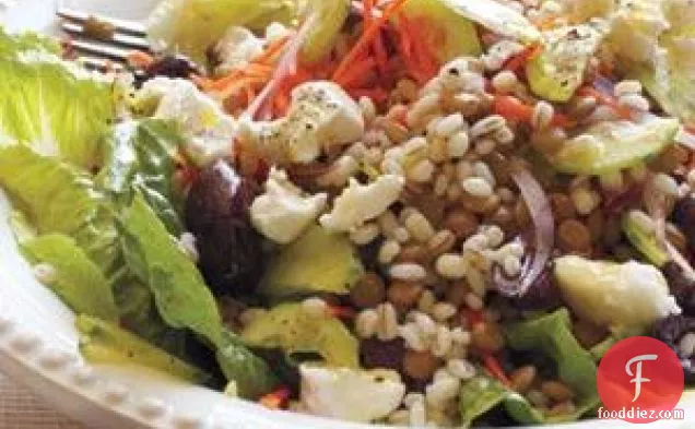 Barley And Lentil Salad With Goat Cheese