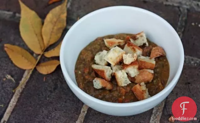 Ham, Lentil + Pea Soup