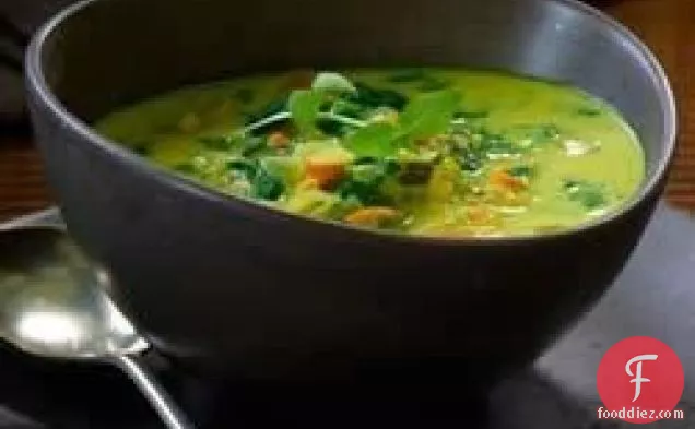 Curry and Coconut Milk Soup