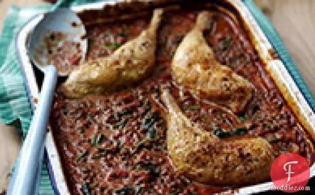 Tray-baked Chicken With French Lentils