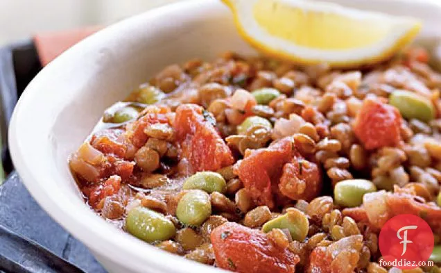 Lentil-Edamame Stew