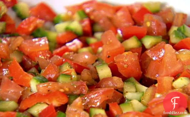 Tomato, Cucumber, and Red Pepper Relish