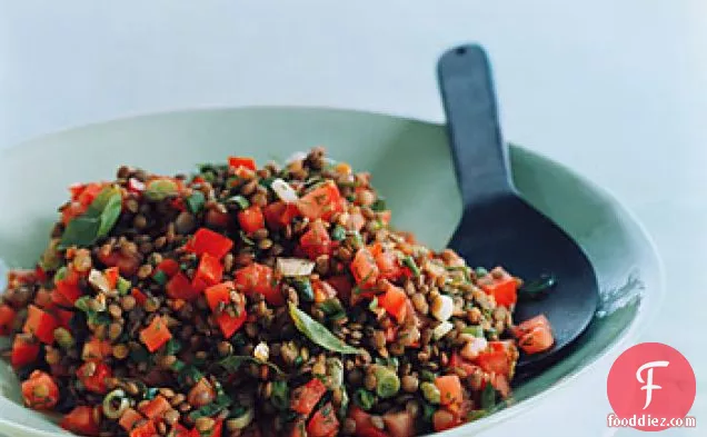 Lentil Salad with Tomato and Dill