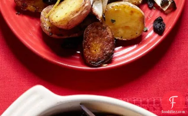 Roasted New Potatoes with Lemon, Oregano, and Olives