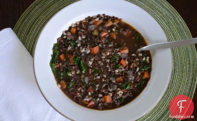 Lentil And Brown Rice Soup