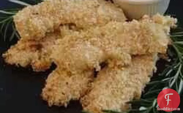 Sesame Chicken Strips with Sweet Sauce