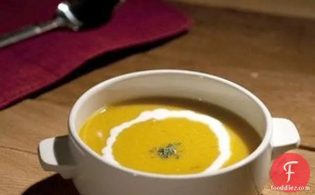 Quick Orange Lentil Soup