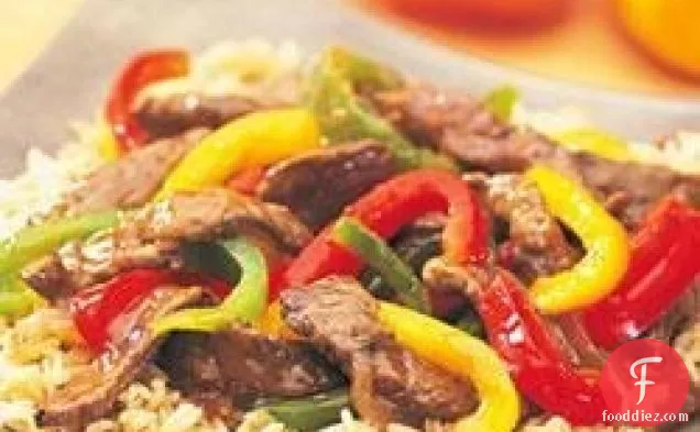 Swanson® Steakhouse Beef and Pepper Stir-Fry