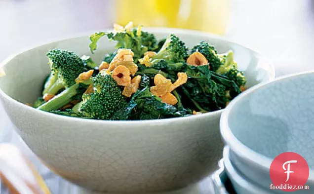 Broccoli Salad with Sesame Dressing and Cashews