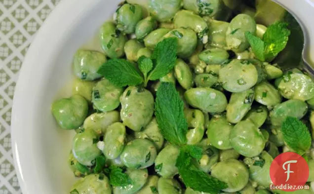 Lima Beans With Cumin-mint Dressing