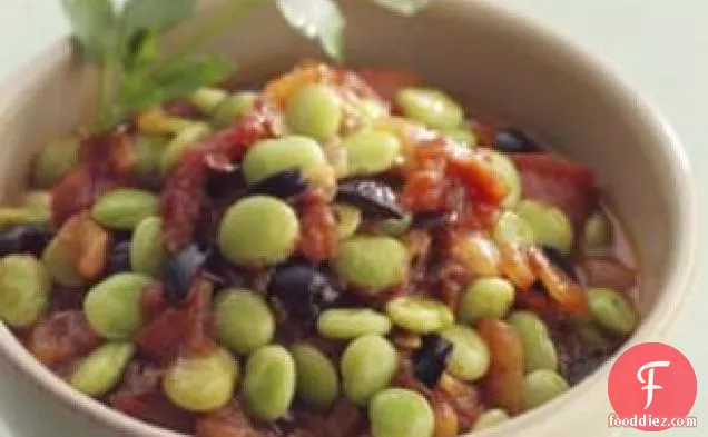 Mediterranean Lima Beans