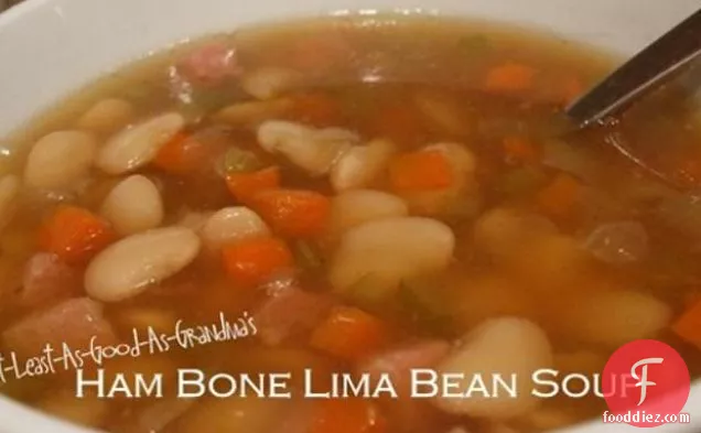 At-least-as-good-as-grandma’s Ham Bone Lima Bean Soup