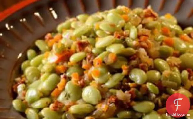 Lima Beans With Chorizo