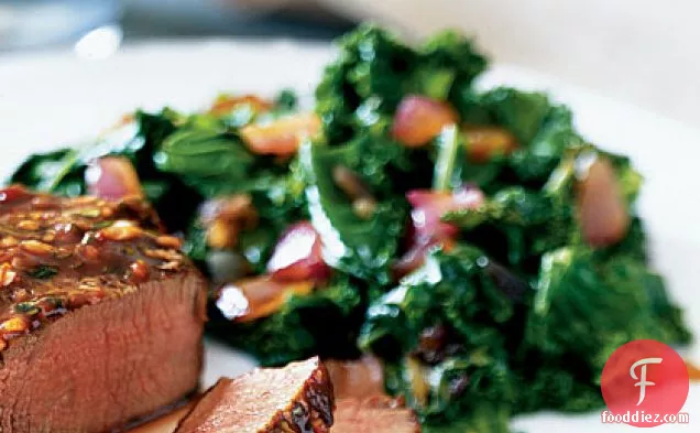 Kale with Caramelized Onion