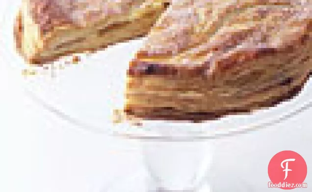 Puff Pastry Tart Filled with Almond Cream