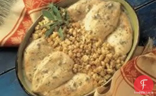 One-Dish Chicken and Stuffing Bake