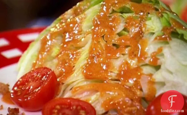 Wedge Salad with Homemade French Dressing