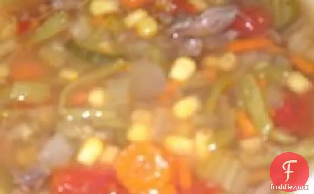 स्वादिष्ट सब्जी बीफ सूप