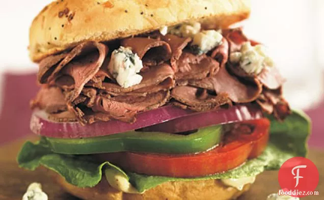 Roast Beef-and-Blue Cheese Sandwich